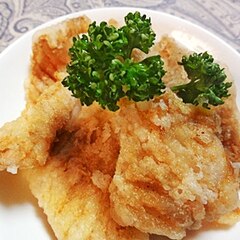 ノンフライ機能で カスベの唐揚げ レシピ 作り方 By たかまさ 楽天レシピ ノンフライ機能で カスベの唐揚げ レシピ 作り方 By たかまさ 楽天レシピ